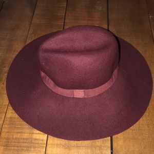 Burgundy Wool #Fedora